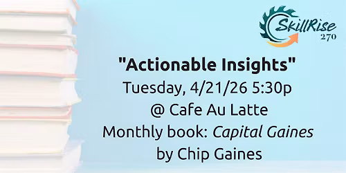 April Actionable Insights