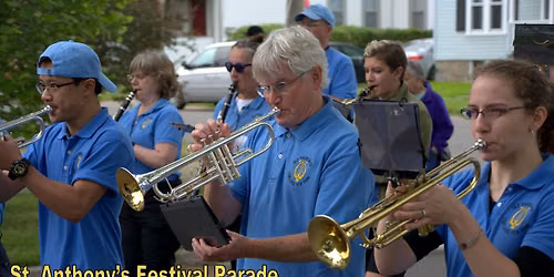 Cortland Old Timers Band at St. Anthony's Parade and Church