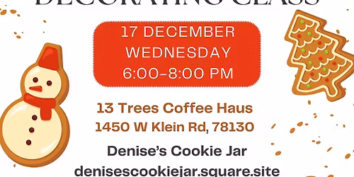 Christmas Cookie Decorating Class