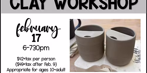 Travel Drinking Cup - Clay Workshop