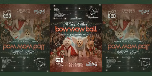 Holiday Bow Wow Ball + Howl at the Moon Block Party