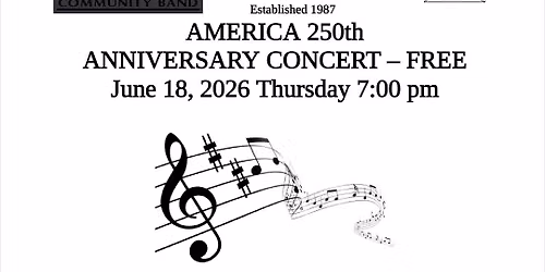 FREE America 250th Anniversary Concert
