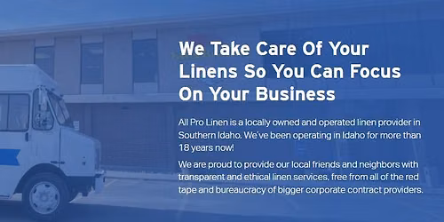 Business Garage Sale at All Pro Linen!