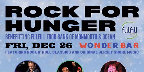 Rock for Hunger - Benefitting Fulfill @ The Wonder Bar