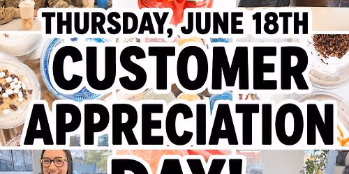 \ud83c\udf89 OUR 1ST EVER CUSTOMER APPRECIATION DAY! \ud83c\udf89