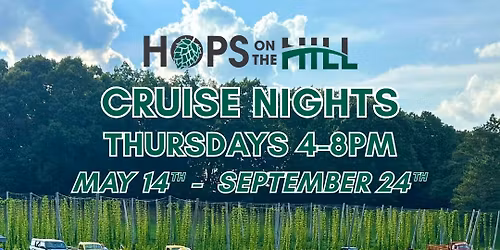 Thursday Cruise Nights at Hops on the Hill