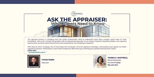 Ask The Appraiser: What Agents Need to Know