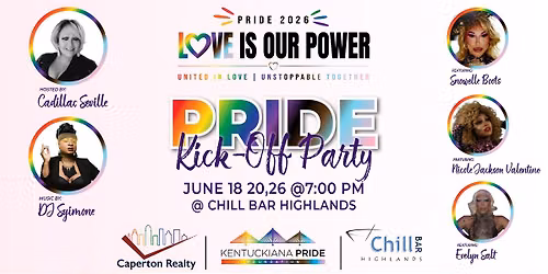 KPF & Chill Bar Present 10th Annual Pride Kick-Off Celebration 
