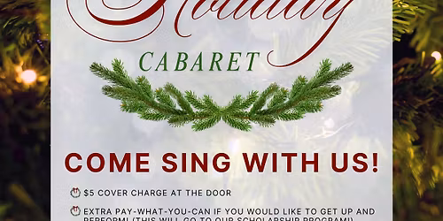 RPAC Holiday Cabaret!