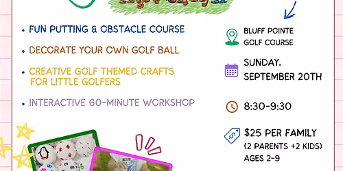 Kids Golf & Crafts