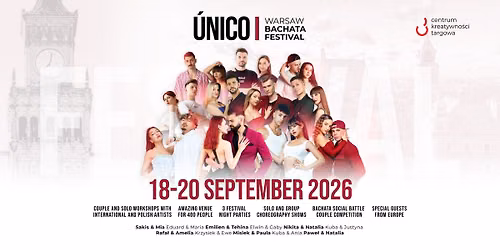 \u00danico Warsaw Bachata Festival 18-20.09.2026! \u2764\ufe0f