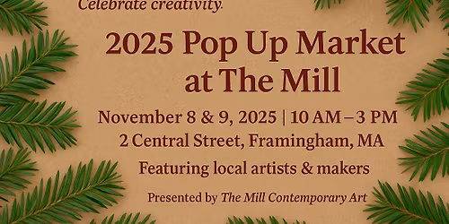 Holiday Pop Up Market at The Mill