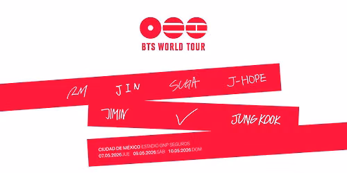 BTS WORLD TOUR | 9 MAYO 2026