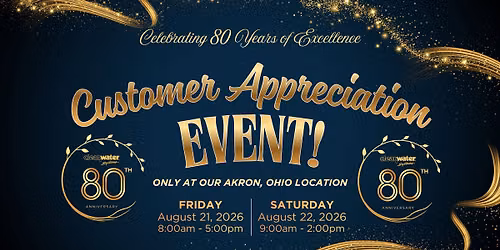 Customer Appreciation Event, Celebrating 80 Years at our location in Akron, Ohio