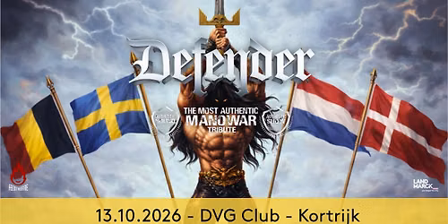 Defender - Manowar Tribute @ DVG Club, Kortrijk