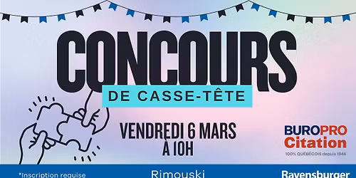 Concours de casse-t\u00eate | Rimouski