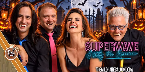 SuperWave's 80s Halloween Party at Wild Hare Saloon OC