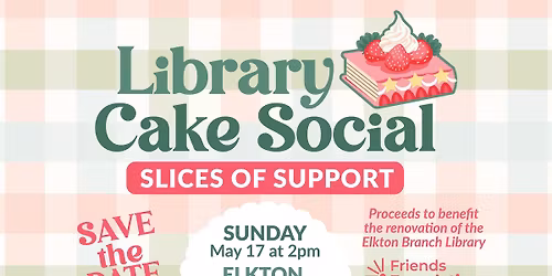 Library Cake Social
