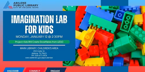 Imagination Lab: LEGO Snowflakes (Main Library)