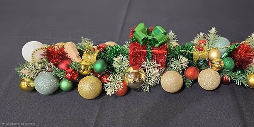 Christmas Table Centrepiece workshop