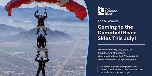 CAF SkyHawks Parachute Team - Sky Diving Show