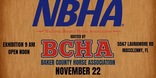 NBHA FL02 hosted by Baker County Horse Association
