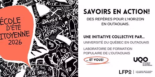 Lancement de l'\u00c9cole d'\u00e9t\u00e9 citoyenne 2026 - SAVOIRS EN ACTION!
