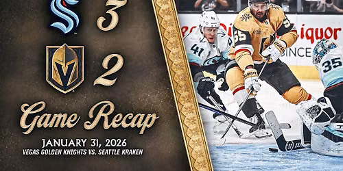 Seattle Kraken vs. Vegas Golden Knights