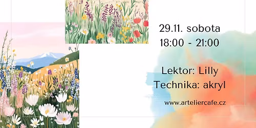 Rozkvetl\u00e9 kopce - z\u00e1\u017eitkov\u00fd kurz malov\u00e1n\u00ed