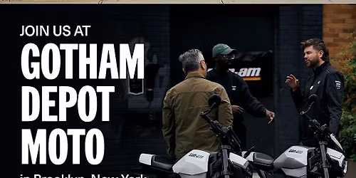 g.d.m x Can-Am All Electric Motorcycle Experience