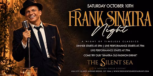 Frank Sinatra Night at The Silent Sea \u2013 City Island.