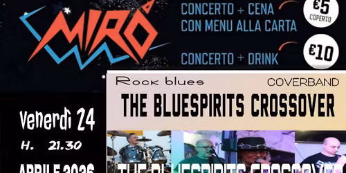 LIVE MUSIC NEW BLUESPIRITS CROSSOVER 