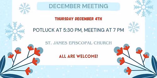 PFLAG Manitowoc Presents: Community Holiday Potluck + December Meeting