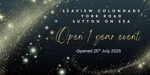SAVE THE DATE - Open one year event