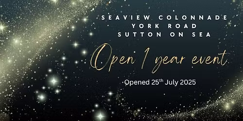 SAVE THE DATE - Open one year event
