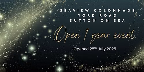 SAVE THE DATE - Open one year event