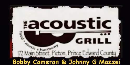 Bobby Cameron & Johnny G Mazzei at The Acoustic Grill