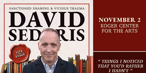 An Evening With David Sedaris 