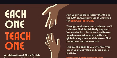 Brixton's Got Rhythm! The Each One Teach One Fundraiser Edition