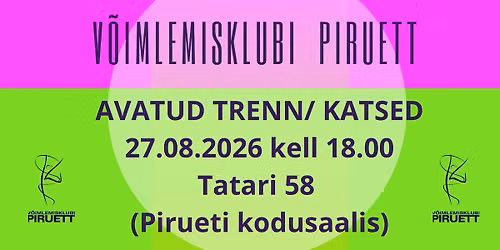 VK Piruett avatud trenn\/katsed