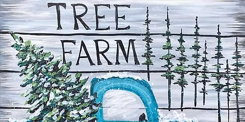 Vintage Tree Farm Painting Party with 25% OFF DIY Scented Candles!