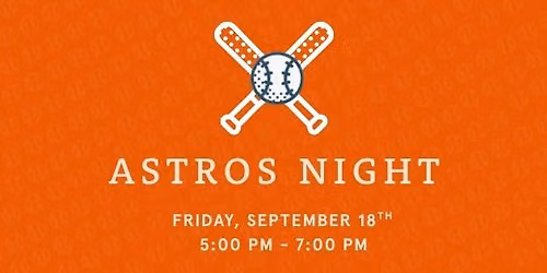Astros Night \u26be\ufe0f\ud83d\udc04!