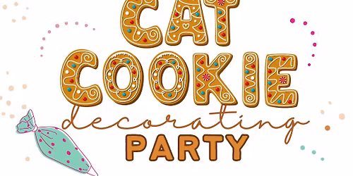 Christmas Cat Cookie Decorating Party! 
