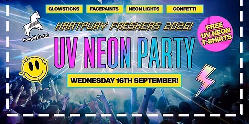 Hartpury Freshers \ud83c\udf08 UV NEON PARTY\u26a1\ufe0f