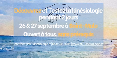Initiation \u00e0 la Kin\u00e9siologie - AK Saint-Malo