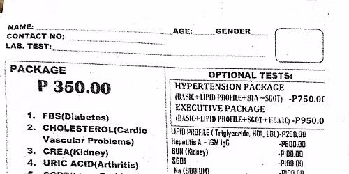 BACNOTAN GENERIKA DRUGSTORE MOBILE LABORATORY