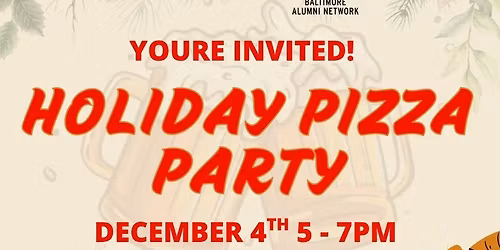 Holiday Pizza Party