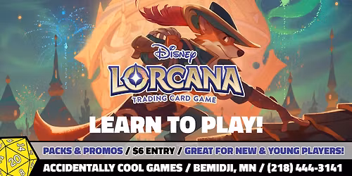 Disney Lorcana TCG - WEEKLY Learn to Play & Open Play