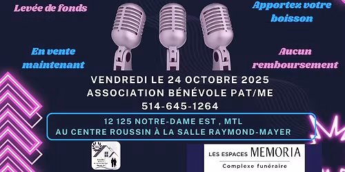 Soir\u00e9e Karaok\u00e9 avec Marie-Claude Baril et danse avec DJ Papy Chulo.