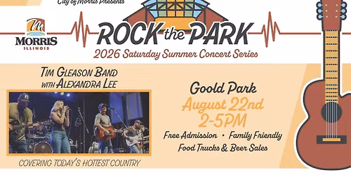 Rock the Park featuring Tim Gleason Band w\/ Alexandra Lee